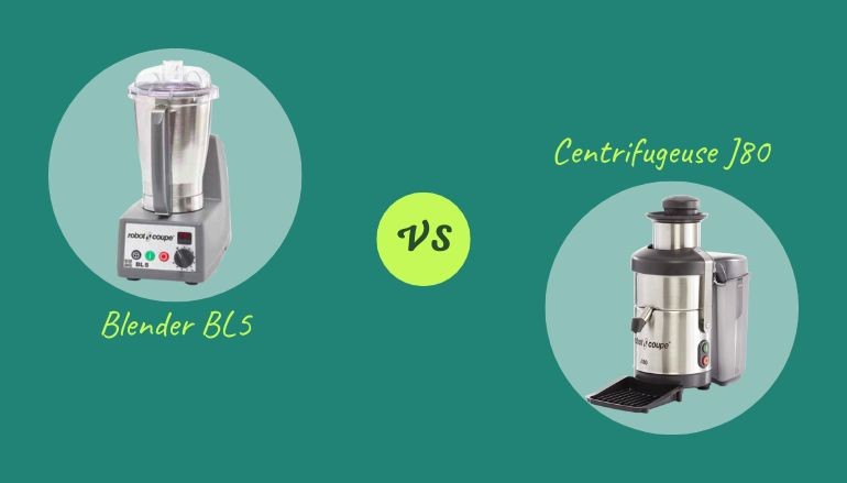 Quelle différence entre centrifugeuse et blender ?